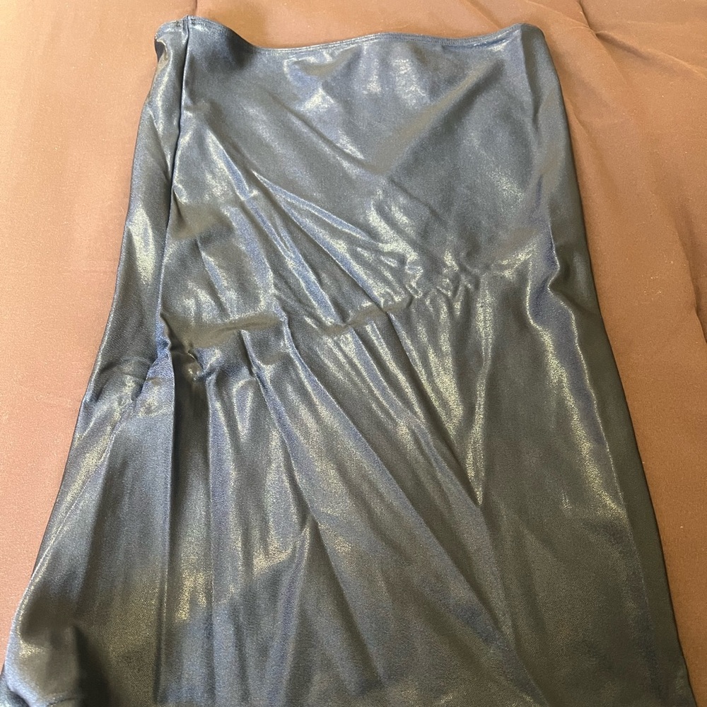 Sparkly Navy blue Mini BodyCon Tube dress